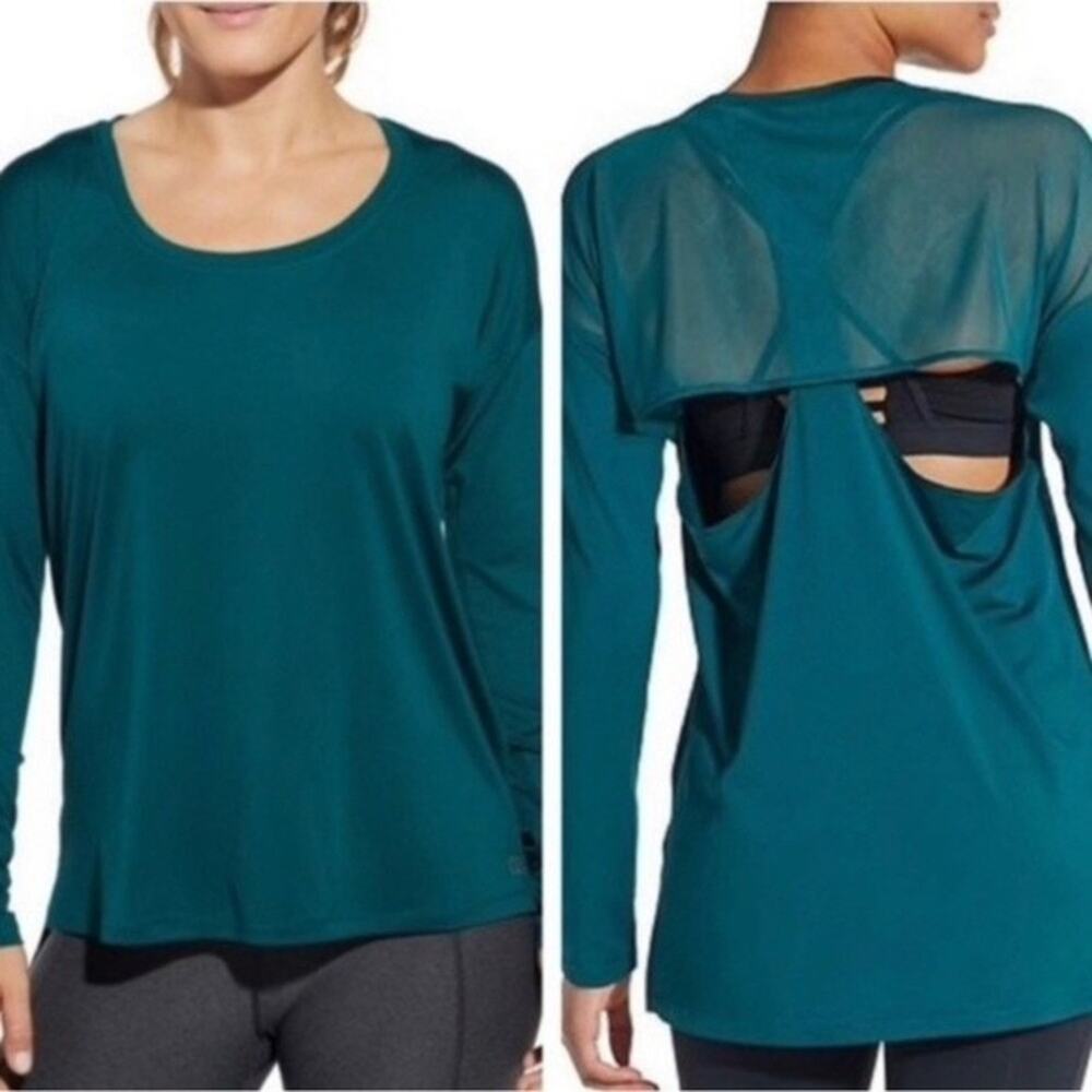 CALIA by Carrie Underwood Teal Long Sleeve Active Top